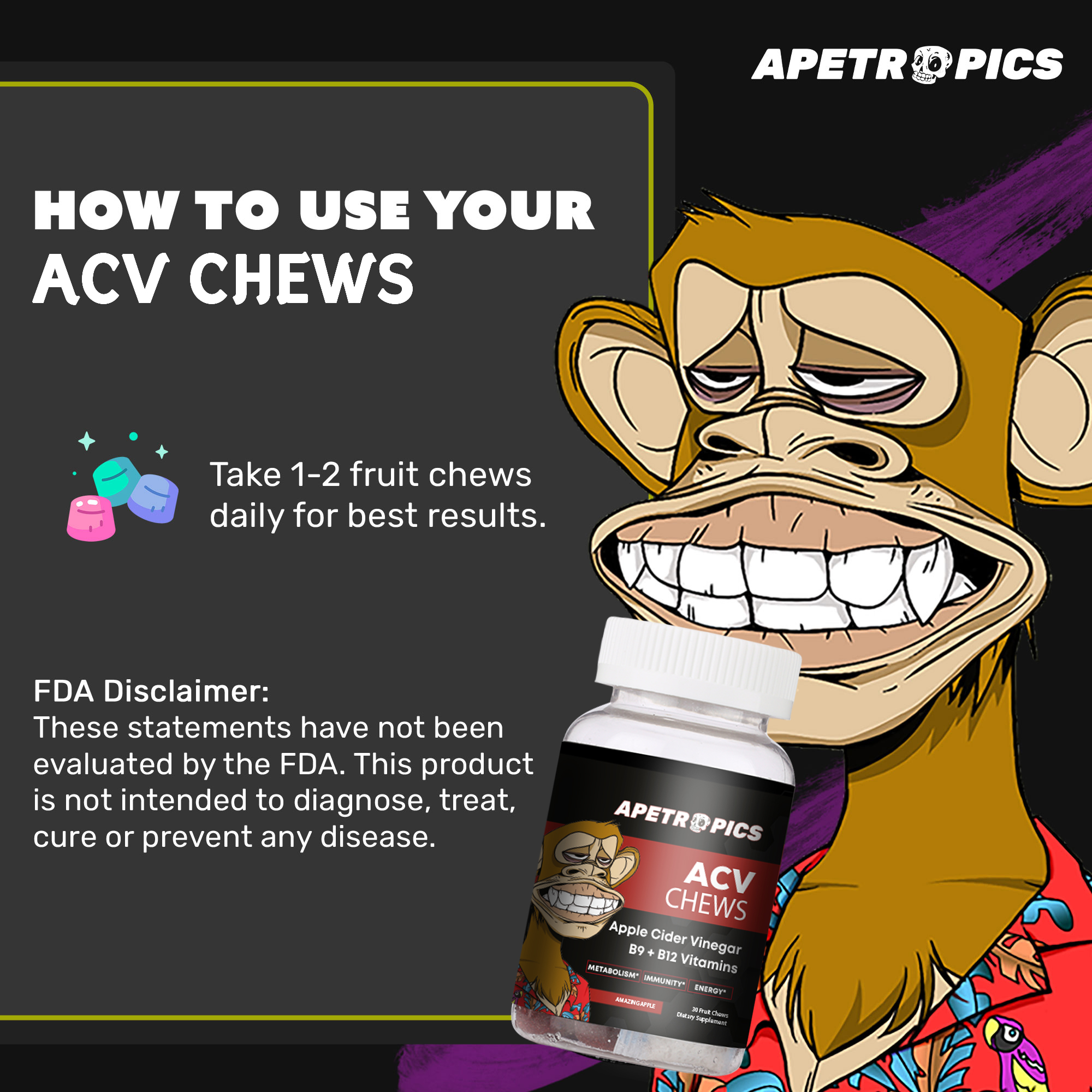 How to Use ACV Chews